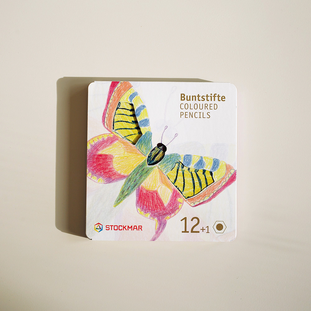 Stockmar Coloured Pencils Hexagonal Assortment 12+1