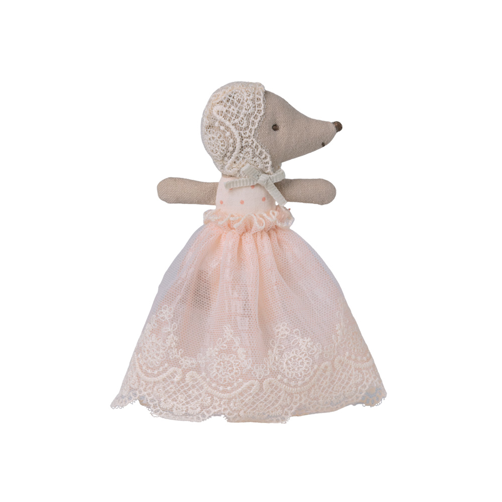 Baby Mouse in Gown - Powder