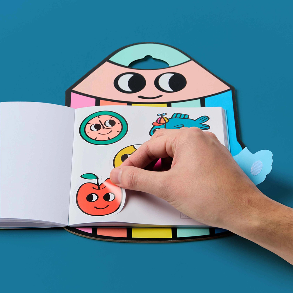 Montessori Stickers Book - Geometric Shapes