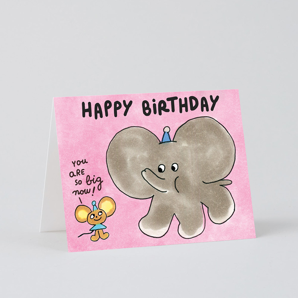 Happy Birthday, You are so Big Now! Kids Birthday Card