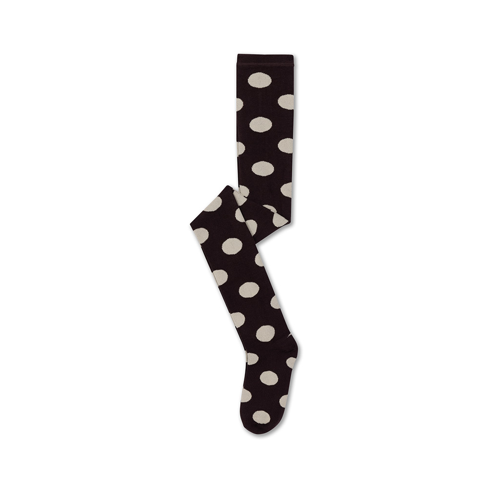 Tights - Chocolate Polka Dot