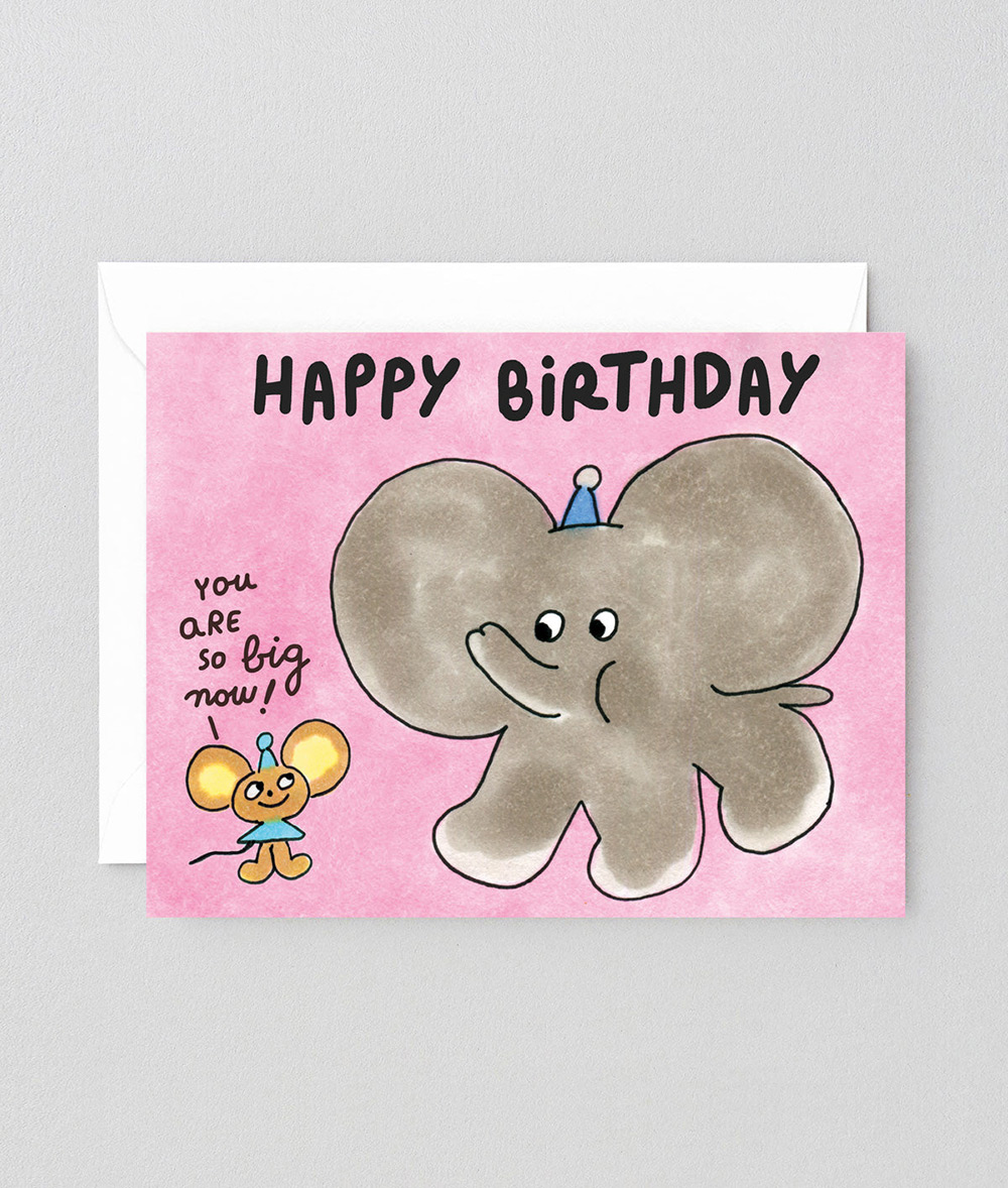 Happy Birthday, You are so Big Now! Kids Birthday Card