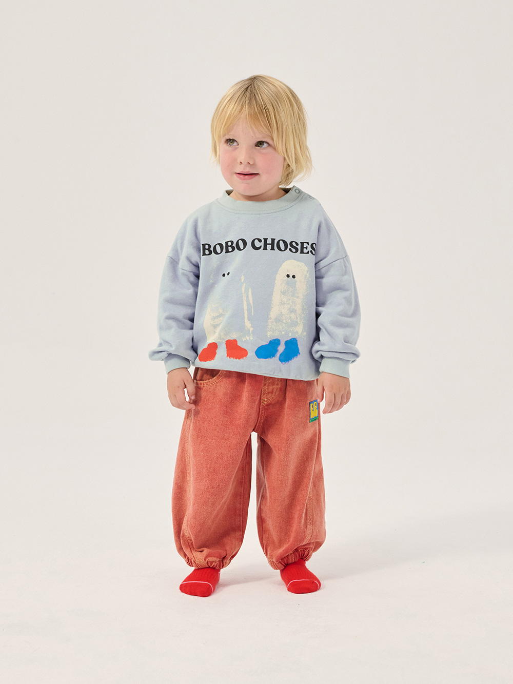 Booo Bo Choses Tag Denim Pants