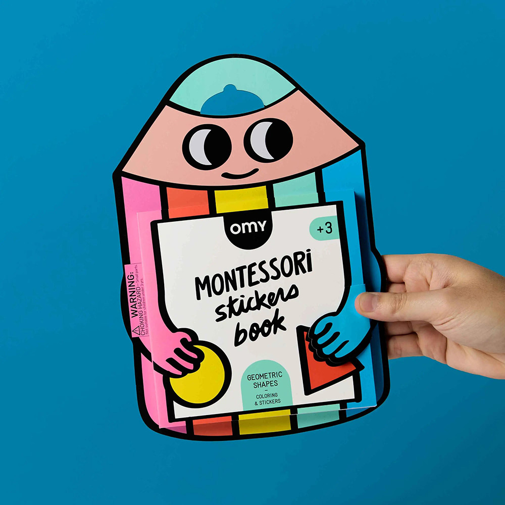Montessori Stickers Book - Geometric Shapes
