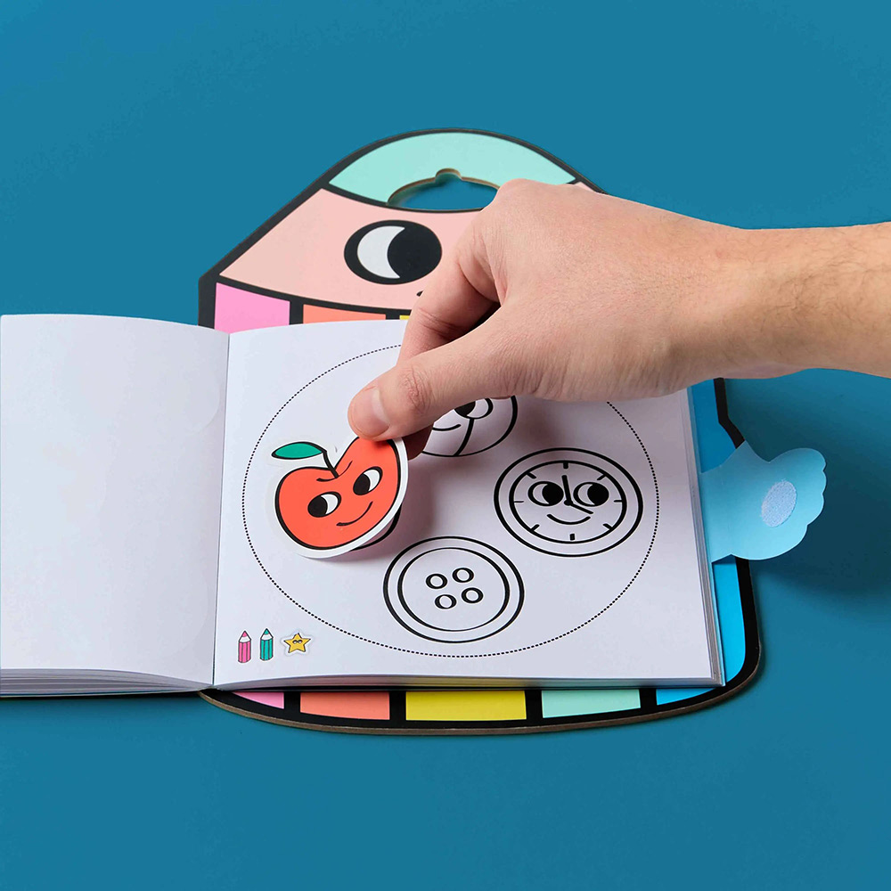 Montessori Stickers Book - Geometric Shapes