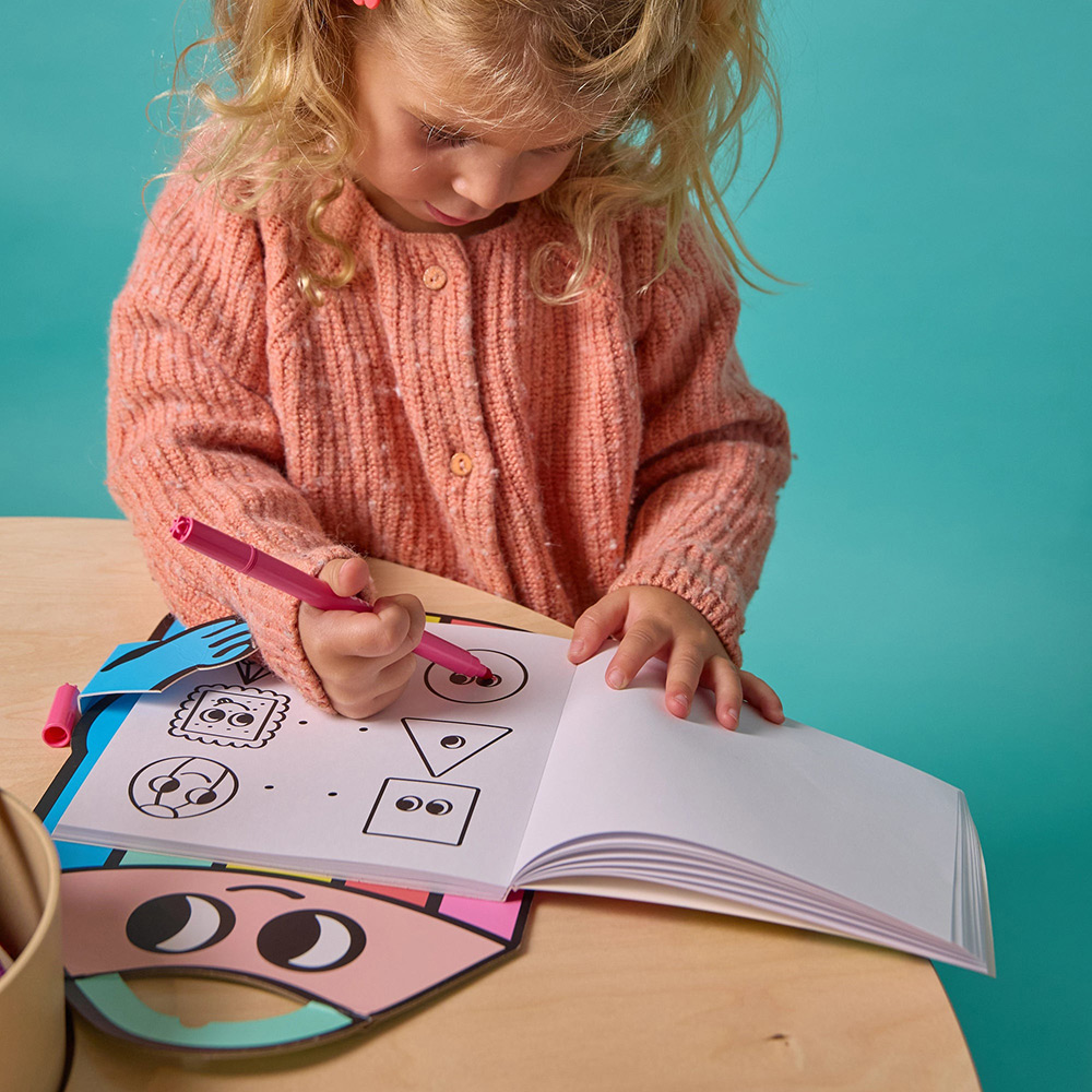 Montessori Stickers Book - Geometric Shapes