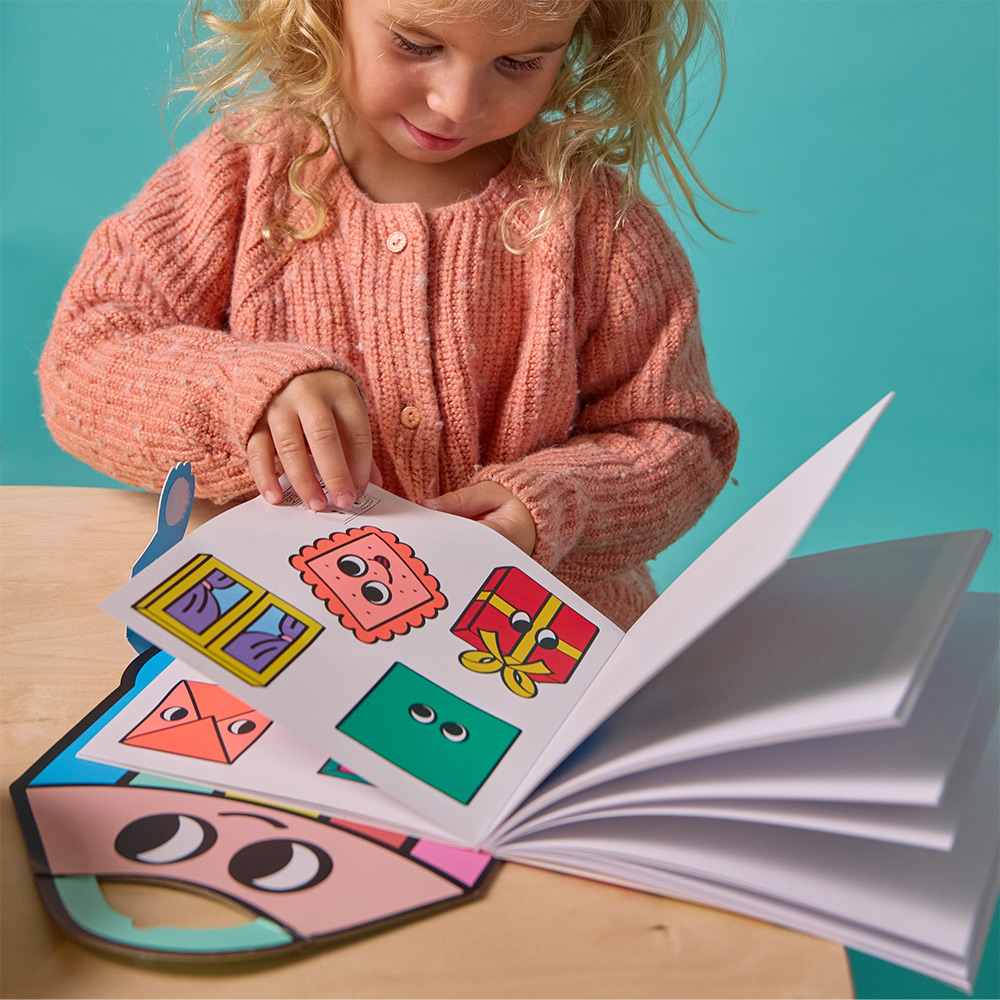 Montessori Stickers Book - Geometric Shapes