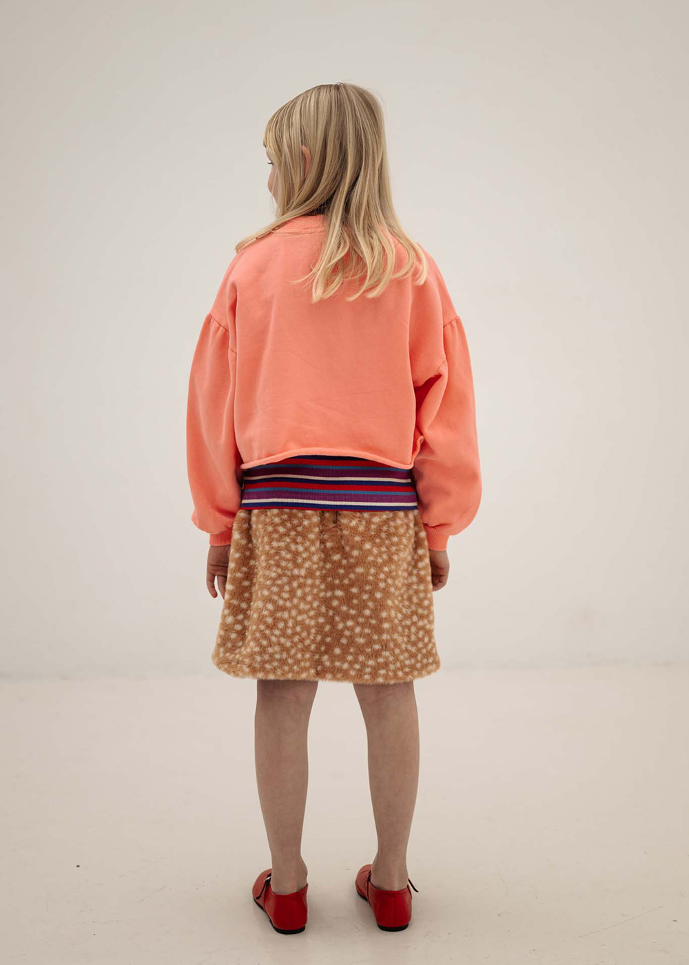 Crop Heart Sweater - Cheeky Flamingo