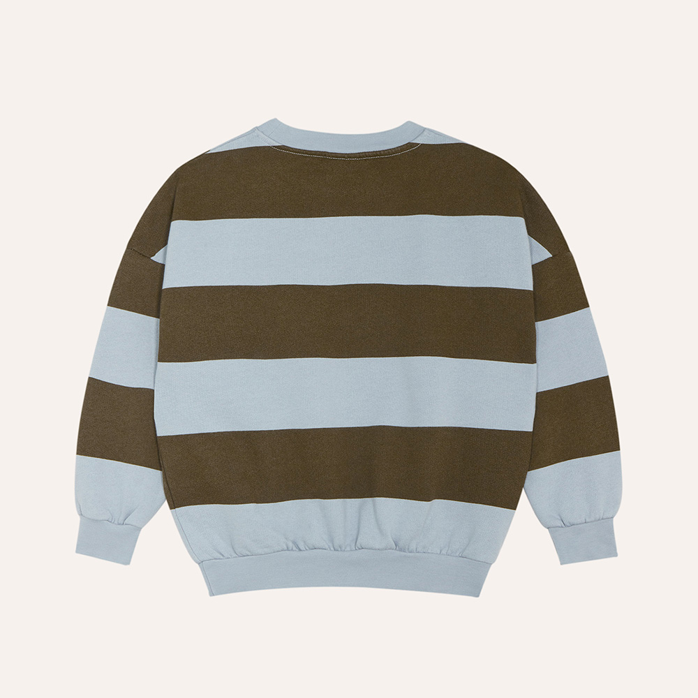 Green Stripes Sweatshirt