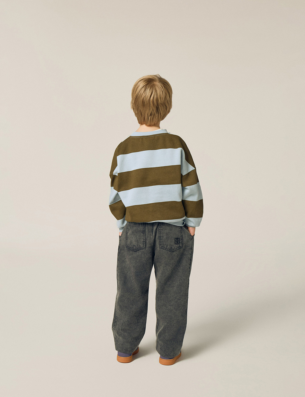 Green Stripes Sweatshirt