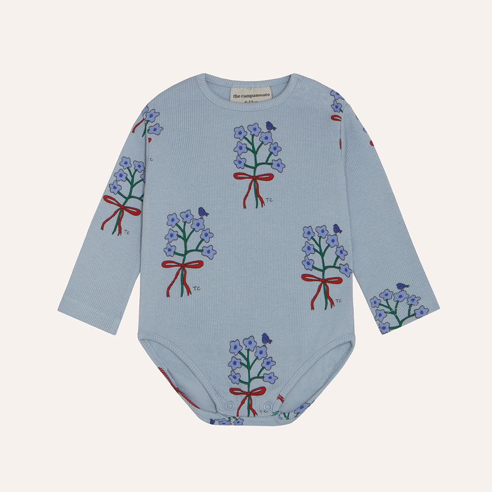Bouquets Light Blue Baby Body