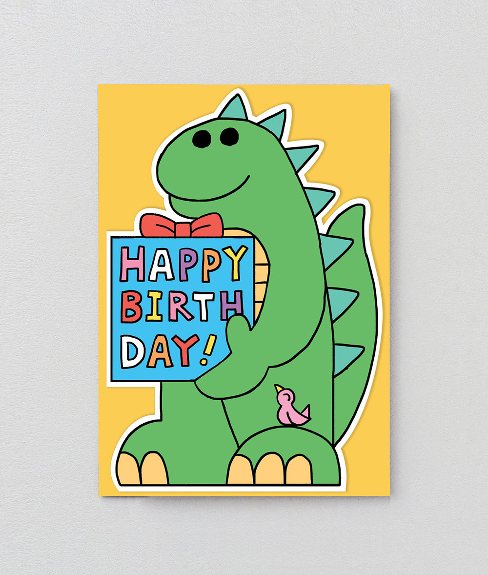 Happy Birthday Monster Kids Card