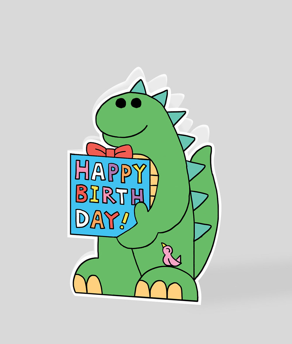 Happy Birthday Monster Kids Card