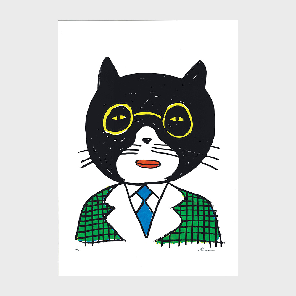 Print Cat With a Tie