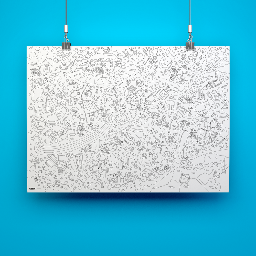 Cosmos Giant Colouring Poster