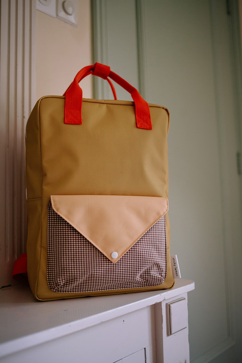 Sticky Lemon Envelope Backpack Large - Bookworm Green