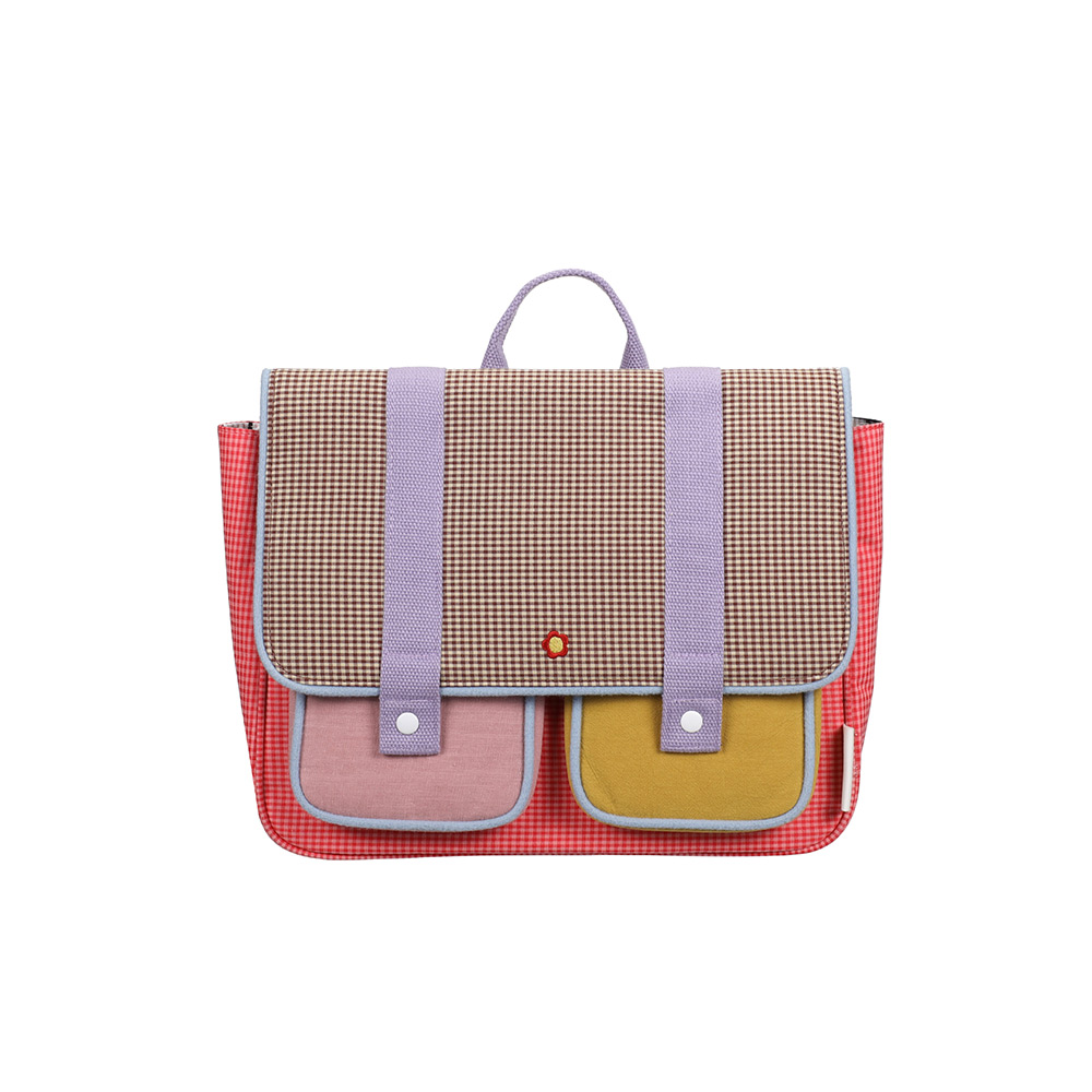 Schoolbag- Lemon Tree/ Gingham