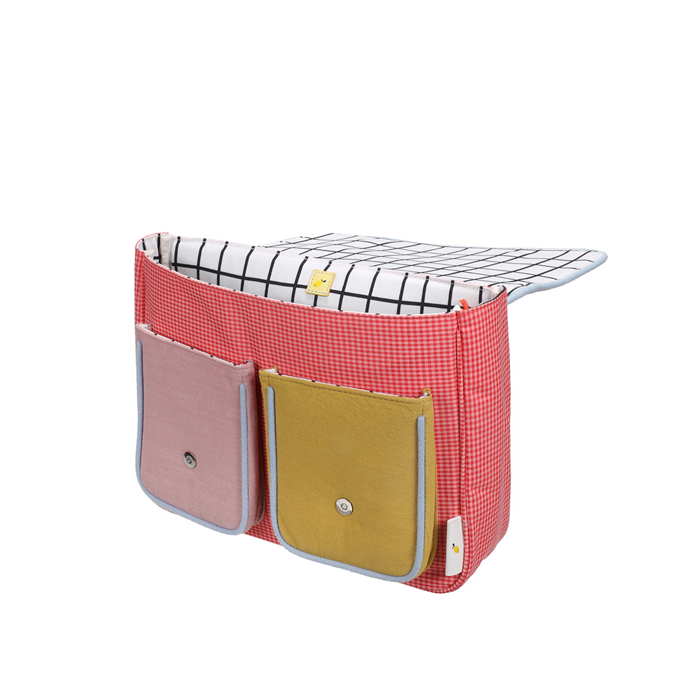 Schoolbag- Lemon Tree/ Gingham
