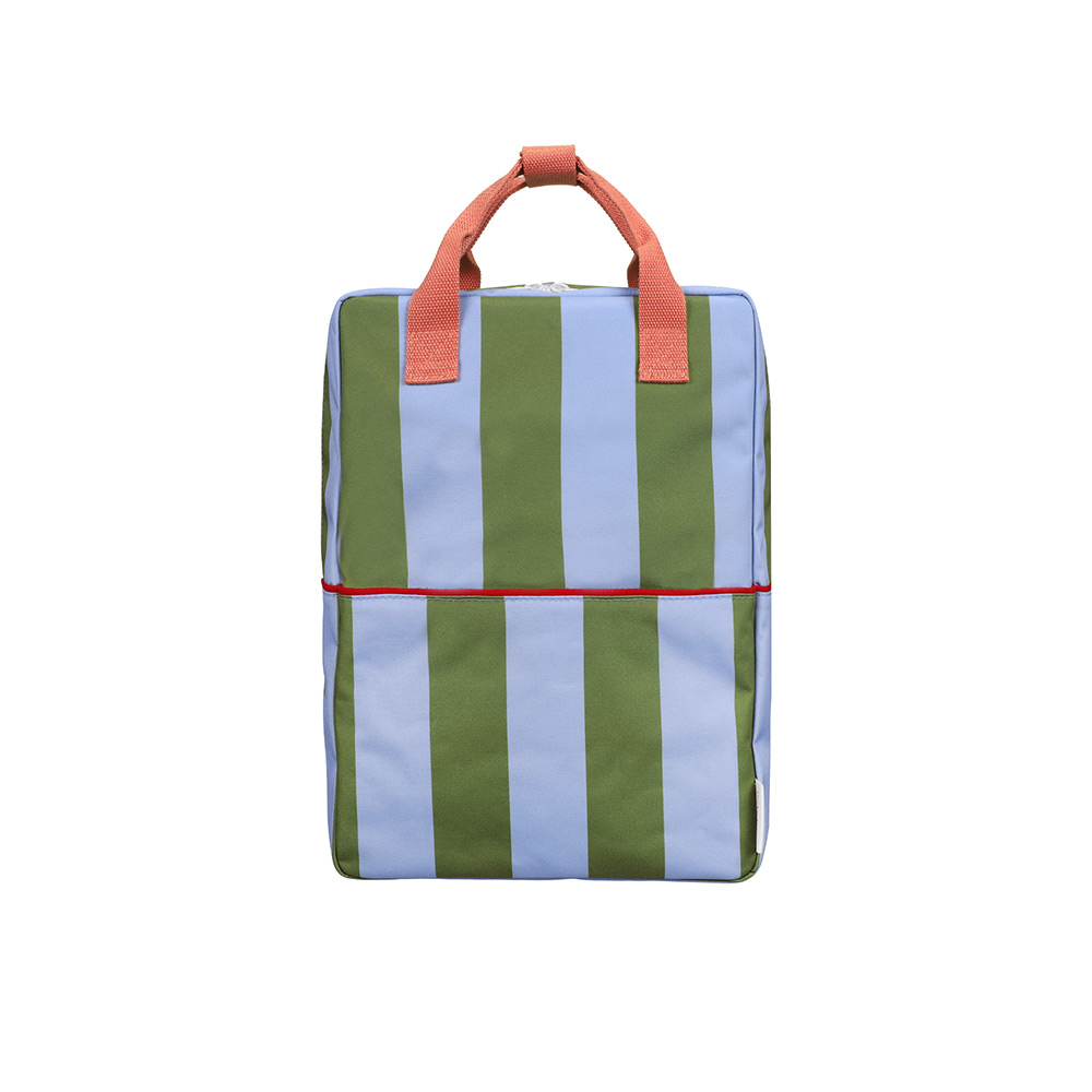 Sticky Lemon Stripe Backpack Large - Tickling Grass + Cloud Blue