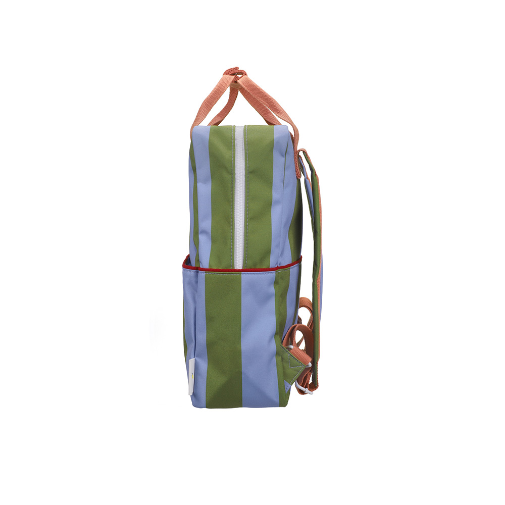 Sticky Lemon Stripe Backpack Large - Tickling Grass + Cloud Blue