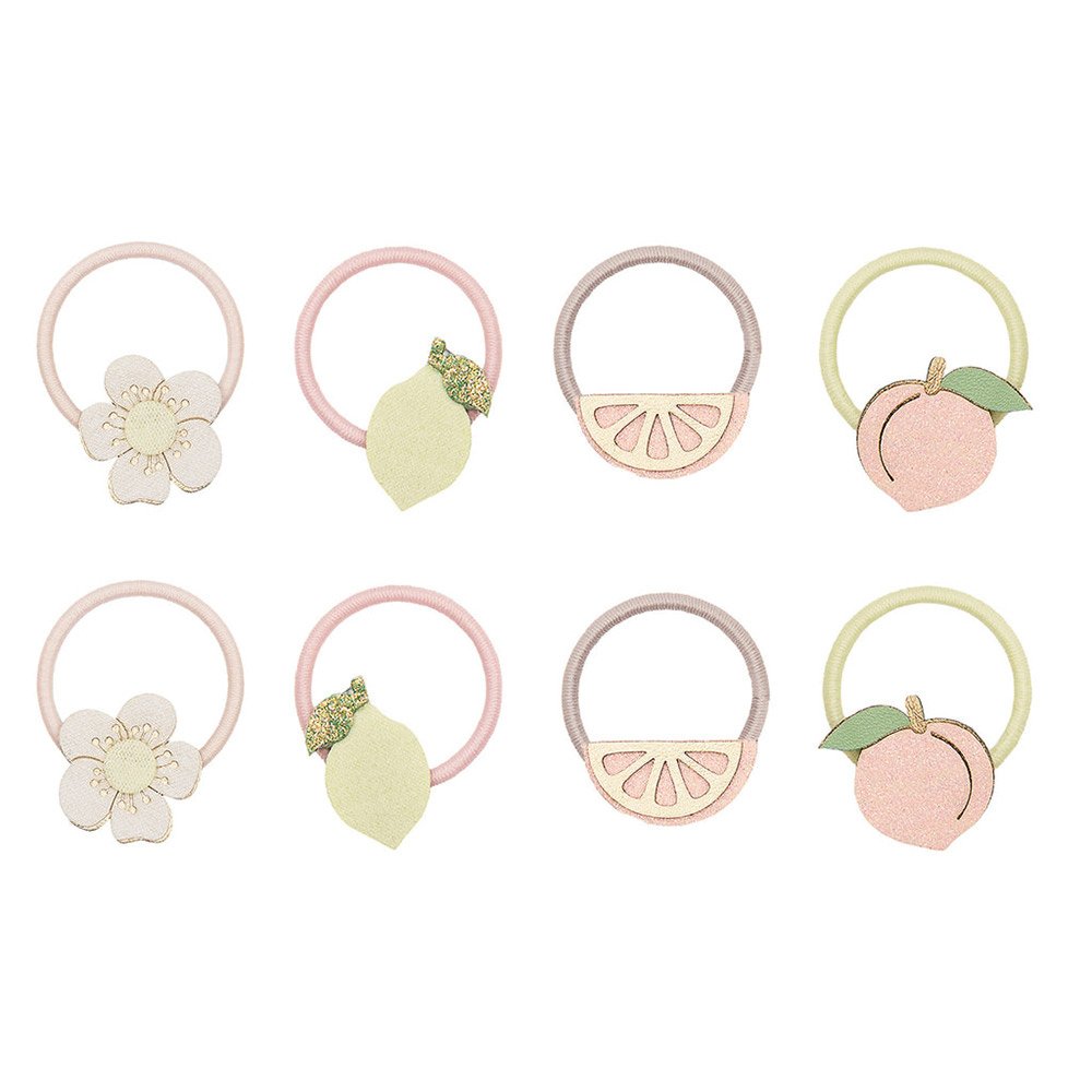 Peachy Citrus Mini Hair Ties