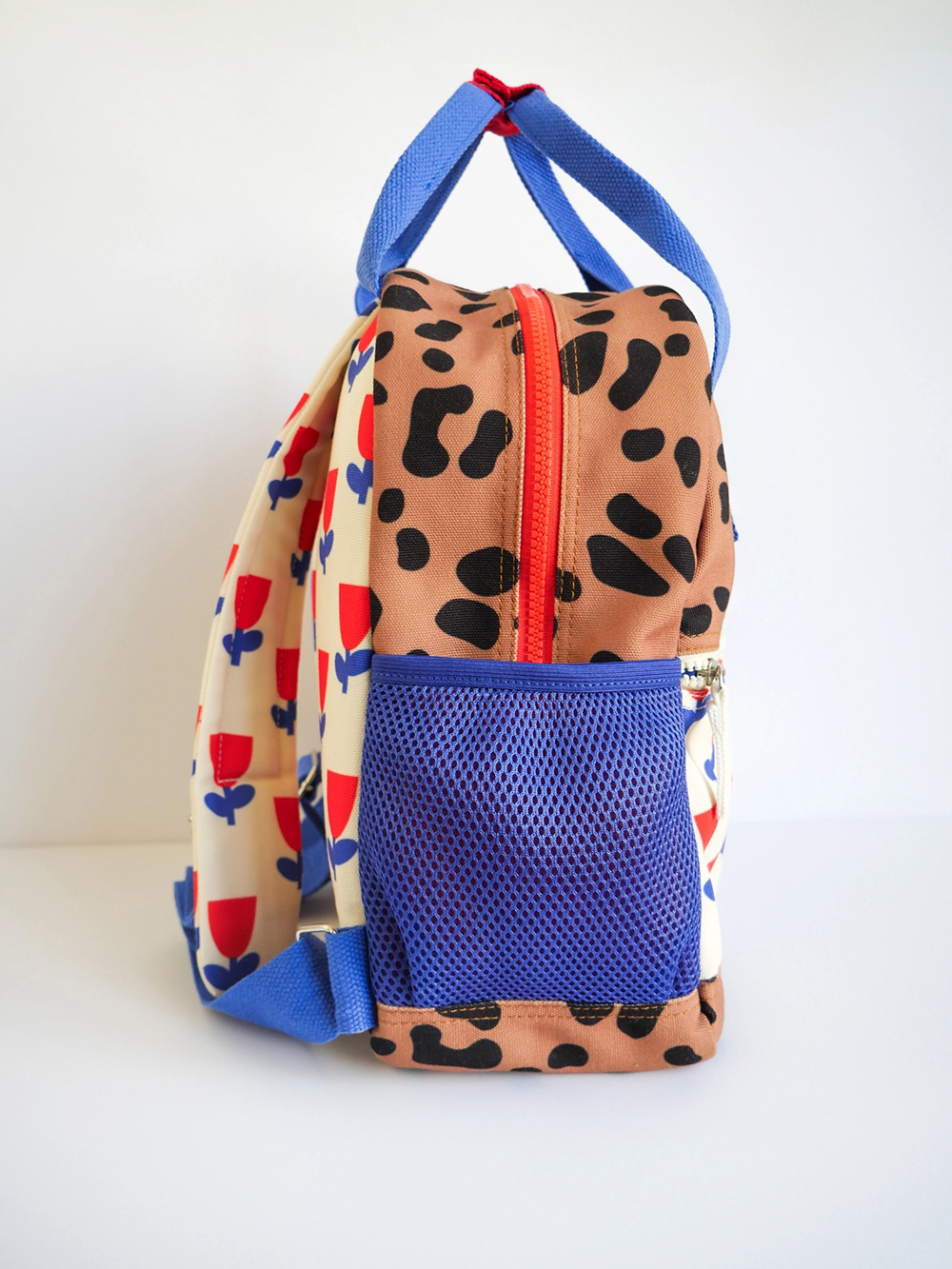 Flower & Leopard Backpack Mini Kyomo x Taxi Brousse