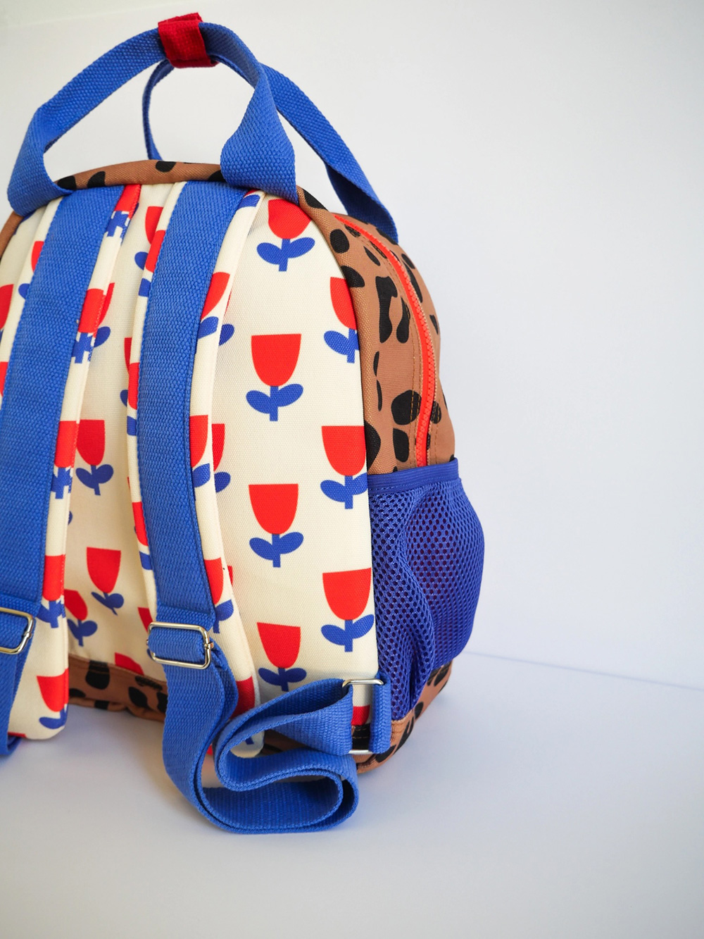 Flower & Leopard Backpack Mini Kyomo x Taxi Brousse