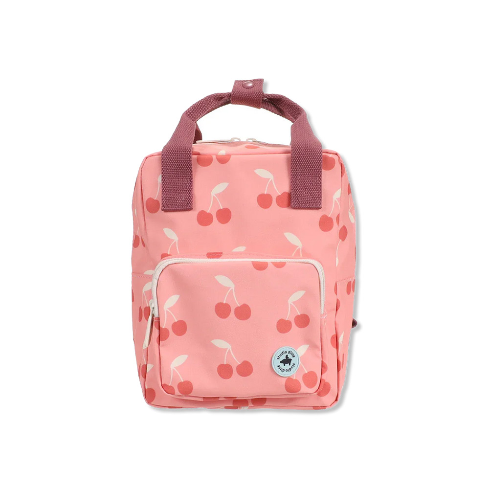 Small Backpack - Cherries Pink