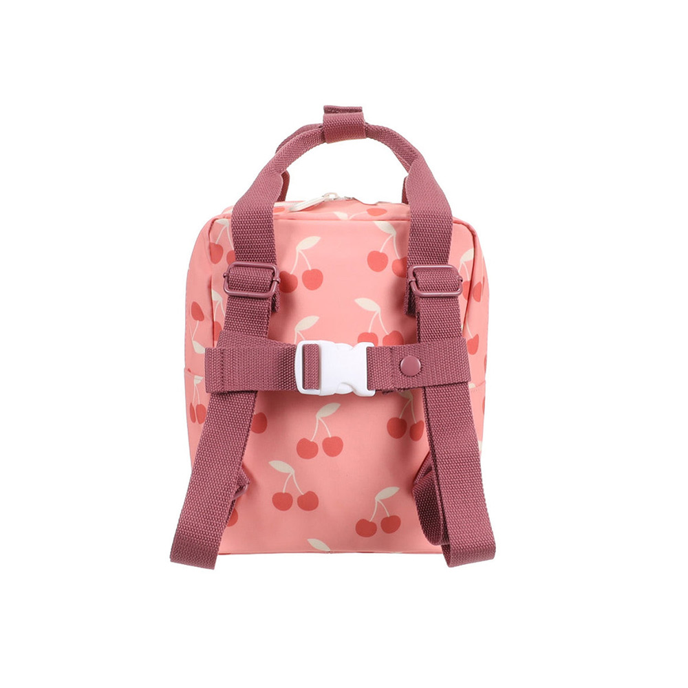 Small Backpack - Cherries Pink