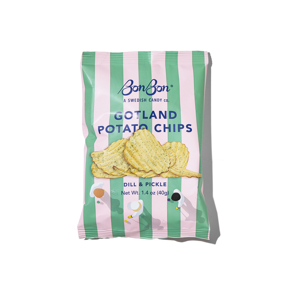 Bonbon's Dill and Pickle Potato Chips