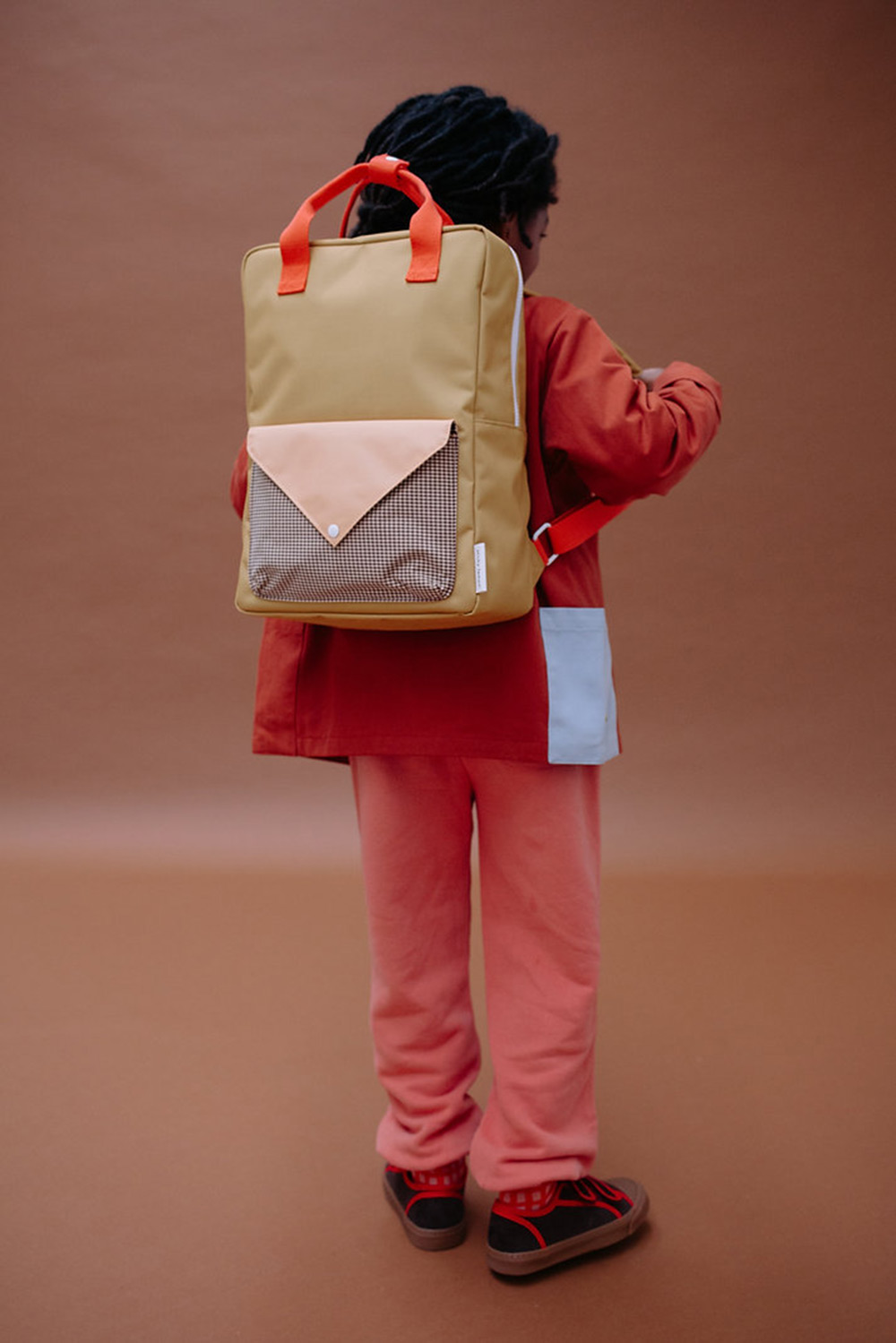 Sticky Lemon Envelope Backpack Large - Bookworm Green