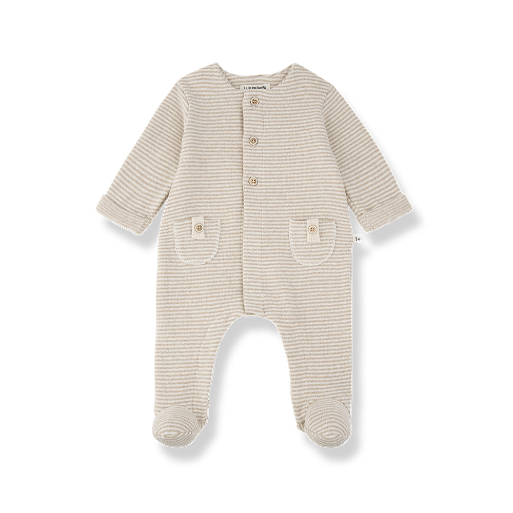METZ Footed Jumpsuit – Nude