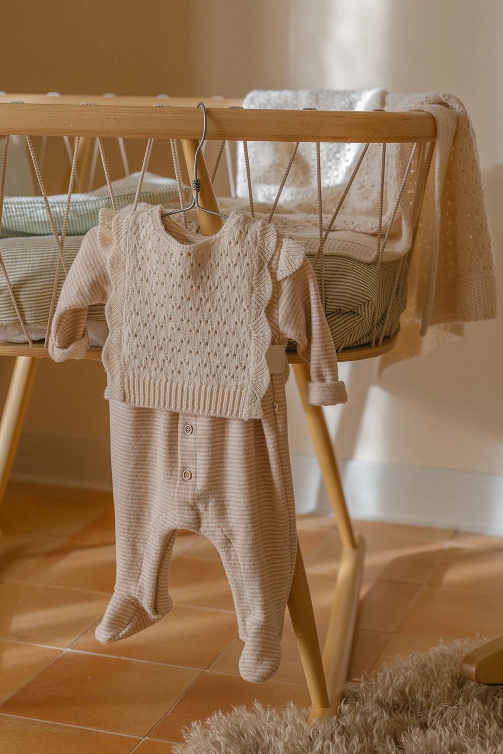 ORLEANS Girly Footed Jumpsuit – Nude