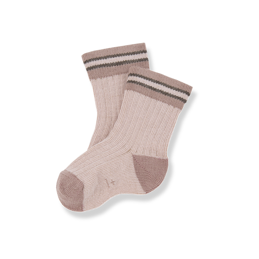 SICILIA Ribbed Baby Socks