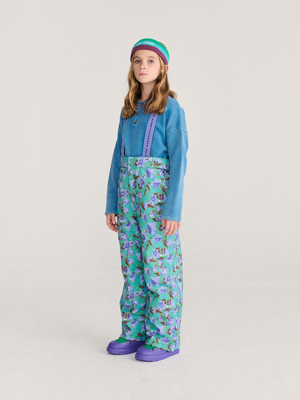 Watercolor All Over Ski Pants
