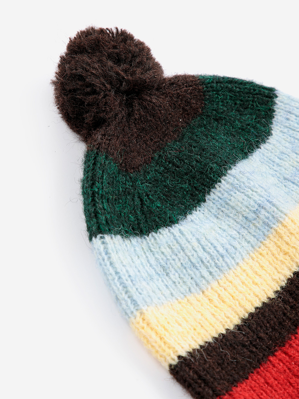 Striped Knitted Baby Beanie