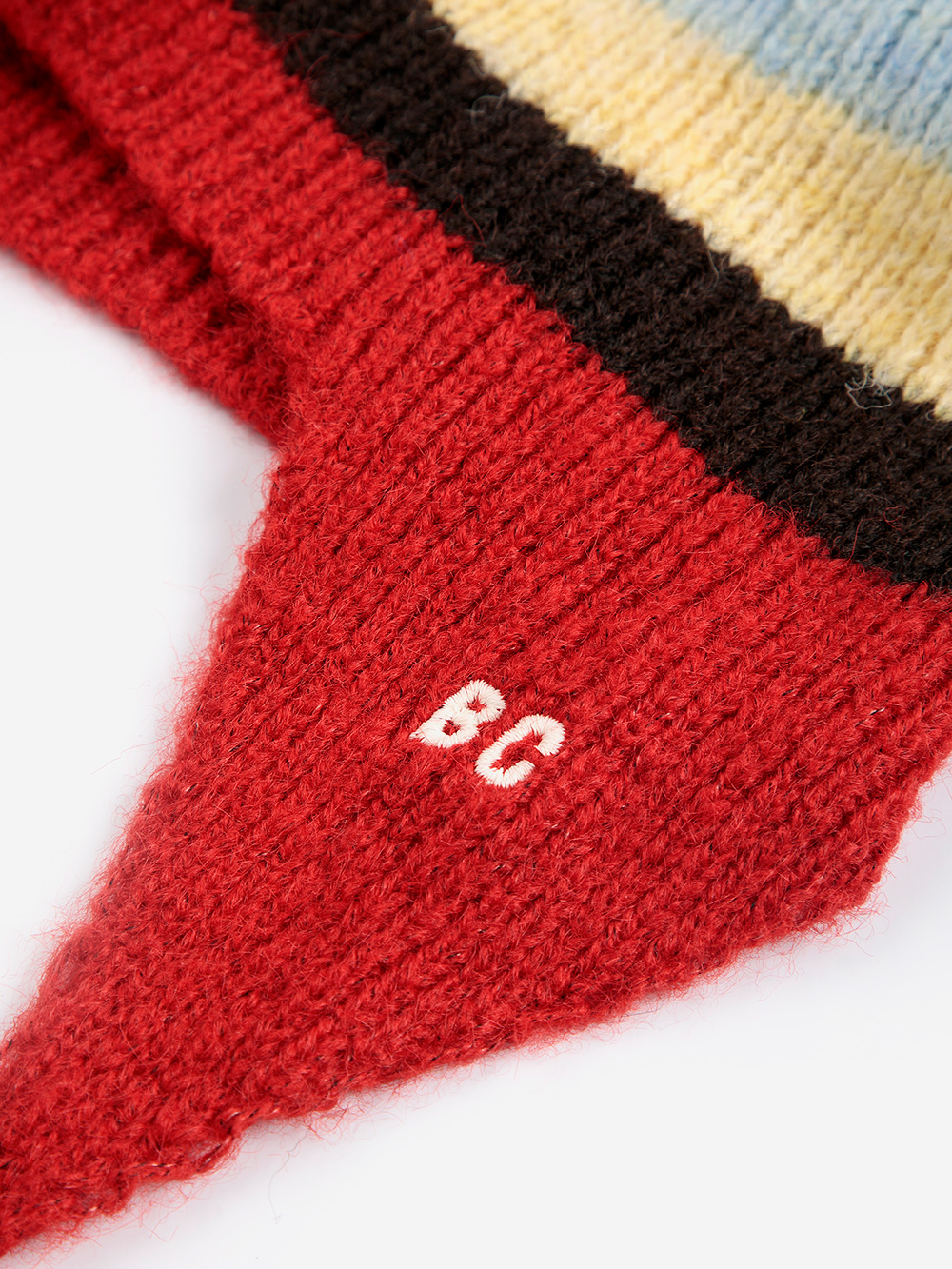 Striped Knitted Baby Beanie