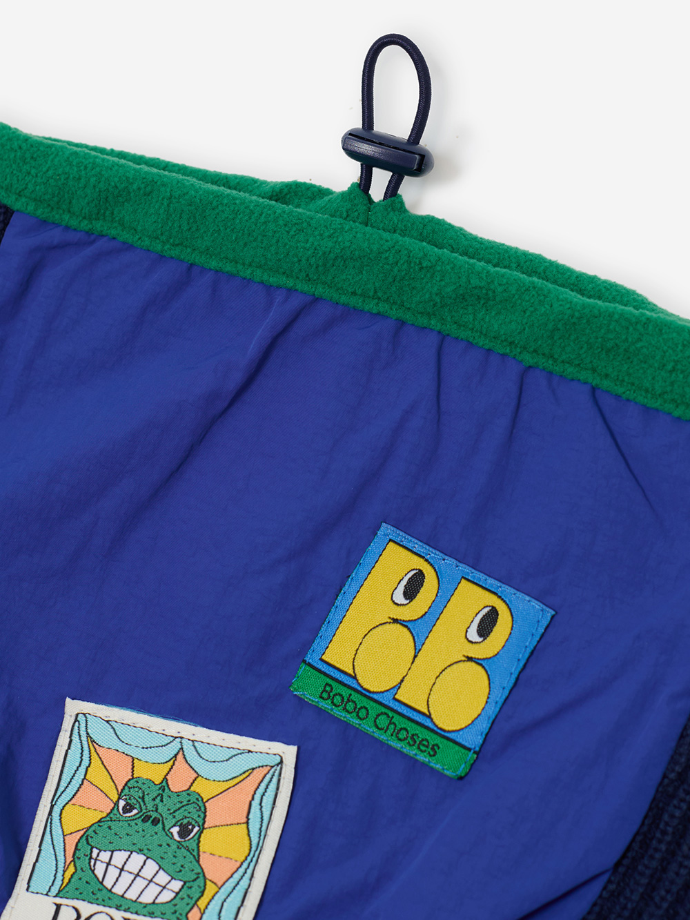 Bobo Choses Colour Block Neck Warmer Blue