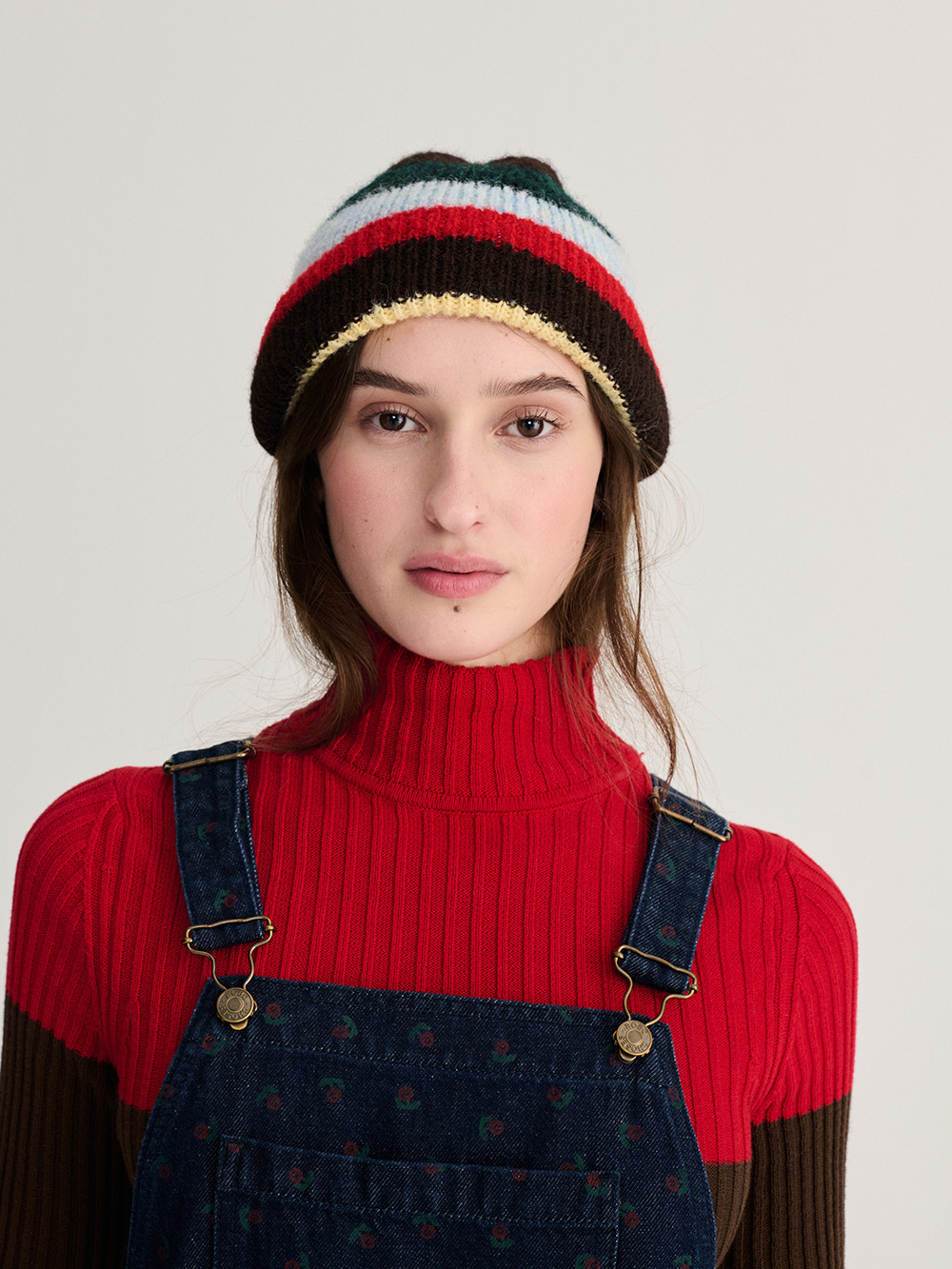 Multicolour Striped Beanie