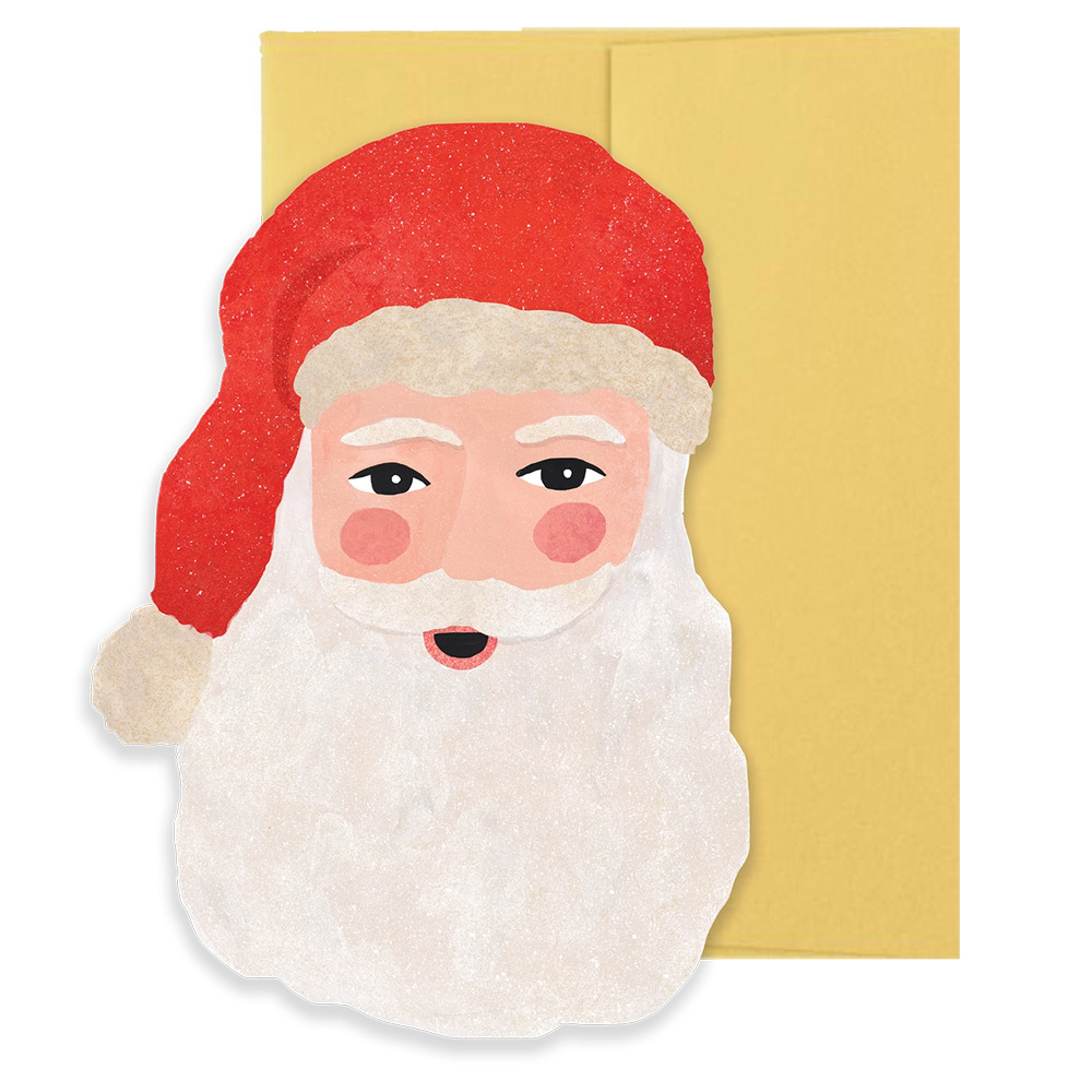 Santa Claus Christmas Collection Die-Cut Card