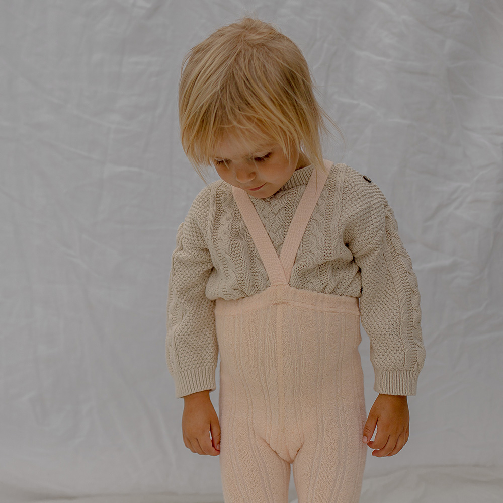 Silly Silas Granny Teddy Footed Tights – Silky Peach
