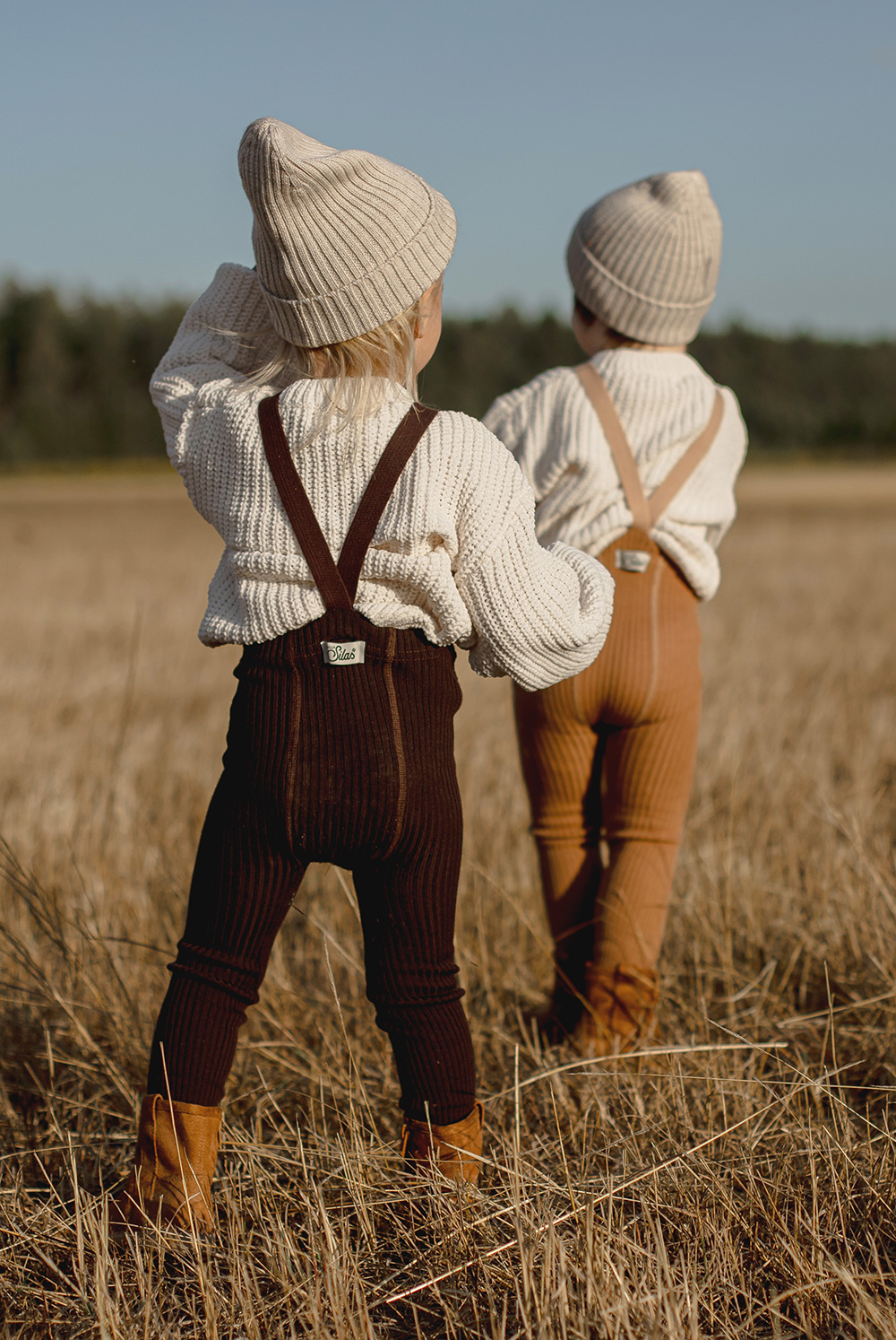 Silly Silas Wooly Espresso Brown Merino Footless Tights