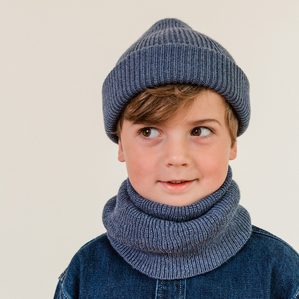 Kid Fonzie Beanie Denim