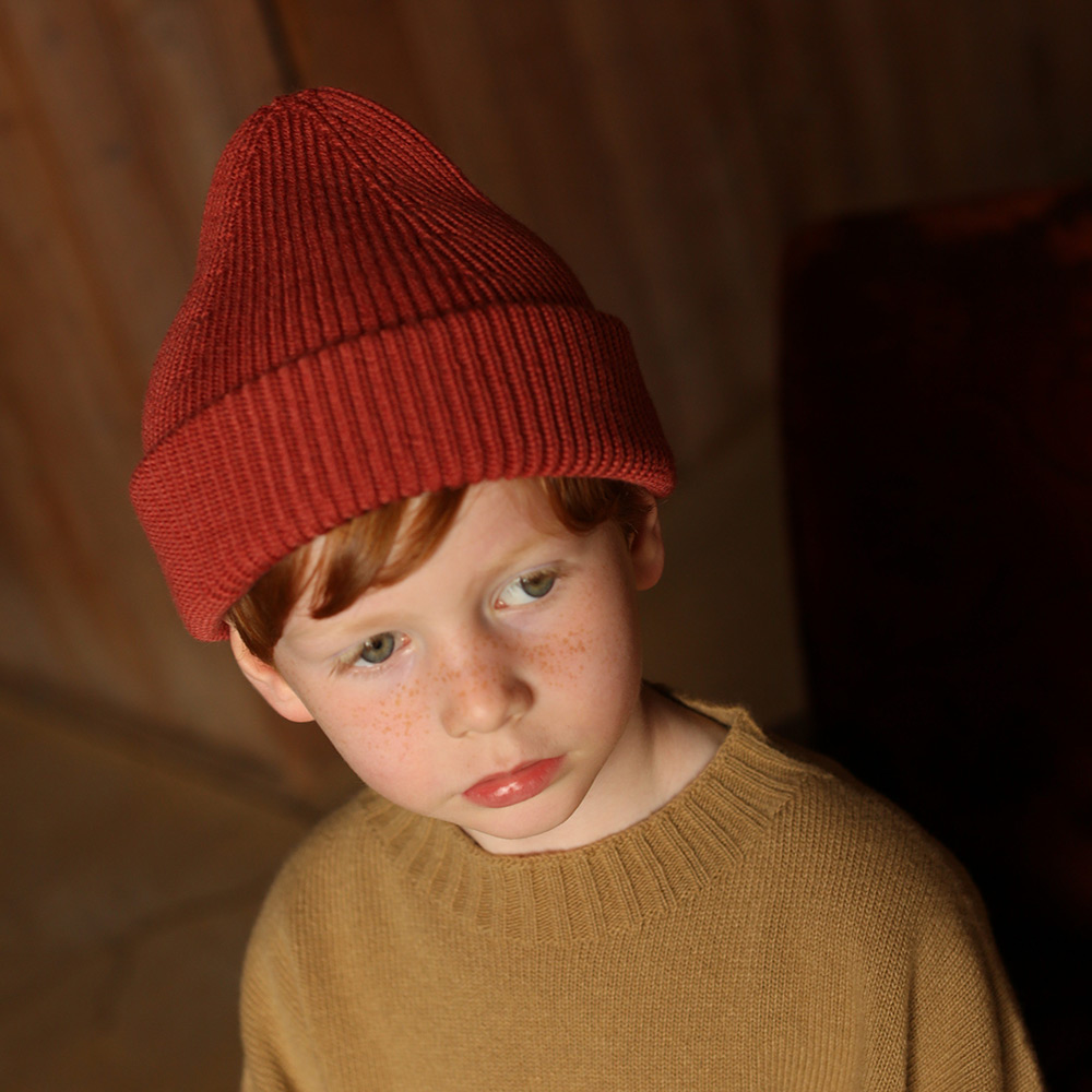 Kid Fonzie Beanie Wild Berry