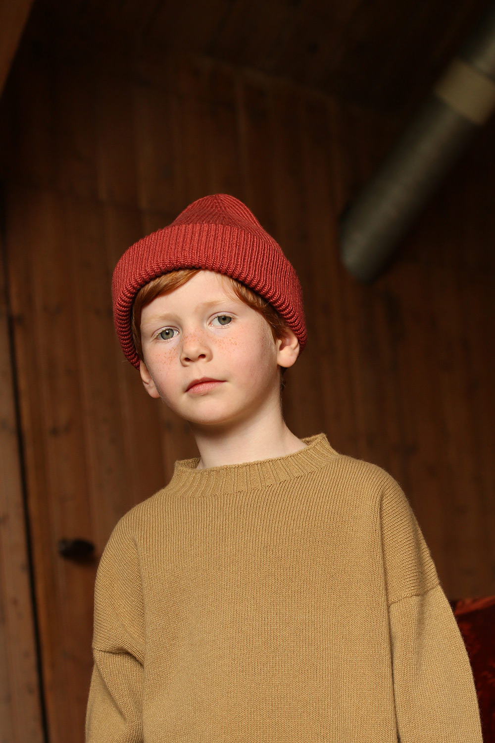 Kid Fonzie Beanie Wild Berry