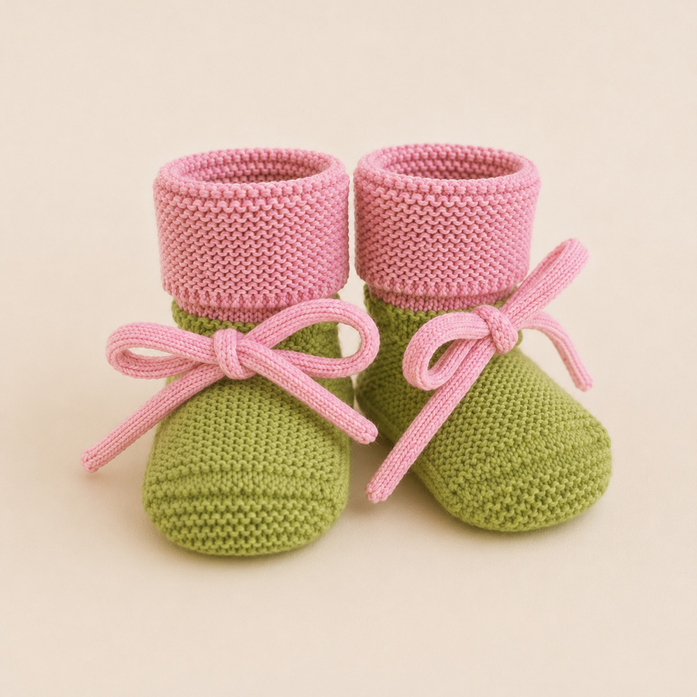 Baby Booties Lime Pop & Cotton Candy