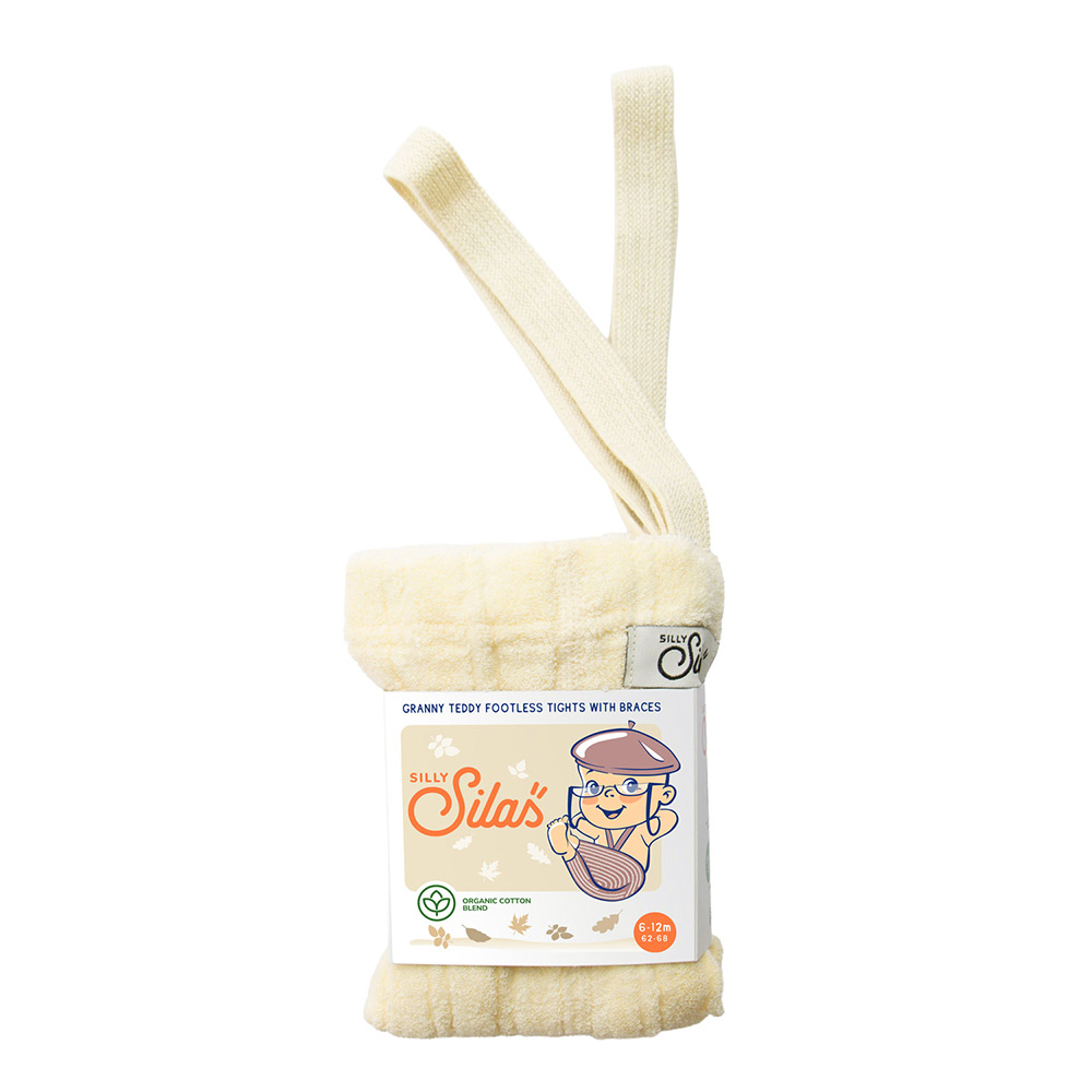 Silly Silas Granny Teddy Footless Tights – Lemon Icing
