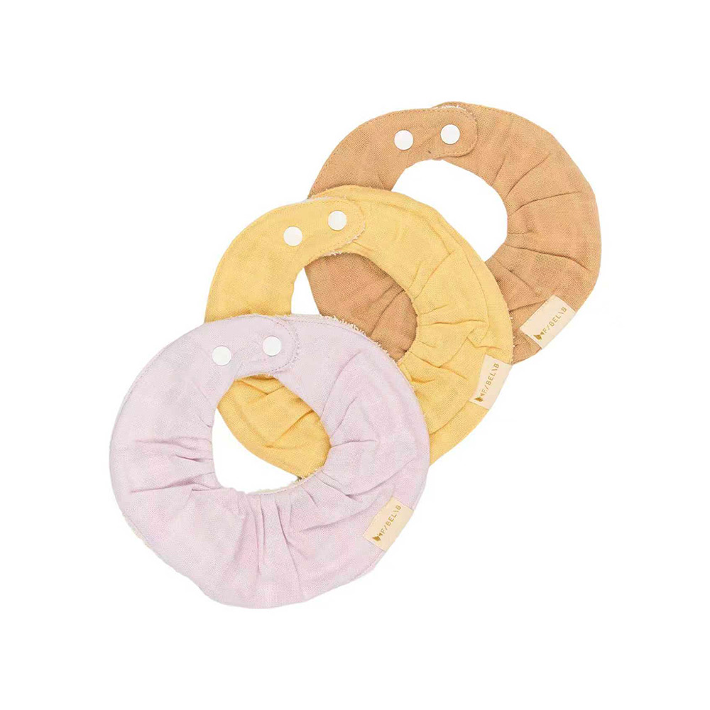 Baby Ruffle Bib – Star Dust – 3 Pack